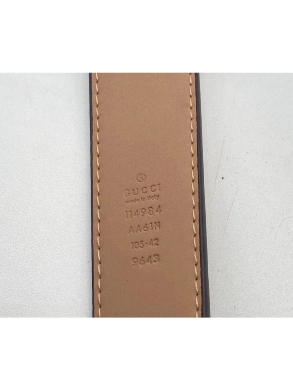 Gucci GG Floral Monogram Belt with Gold Buckle and Pink Accents - Picture 11 of 11